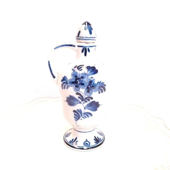 Vintage Windmill Hand-Painted Dutch Decanter - Picture 4 of 10